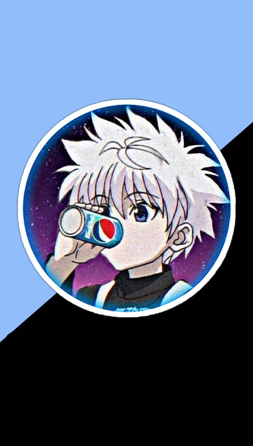 Anime Boy Drinking Pepsi Instagram Pfp Background