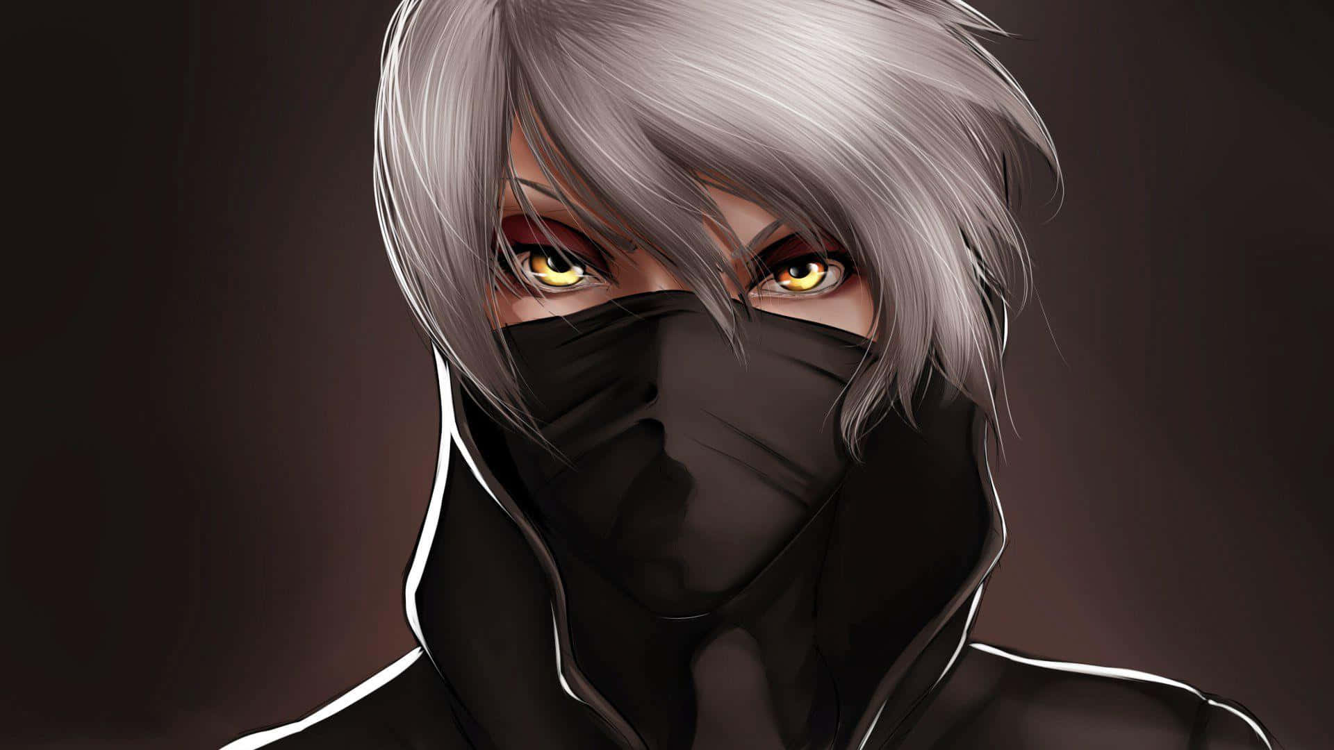 Anime Boy With Black Mask