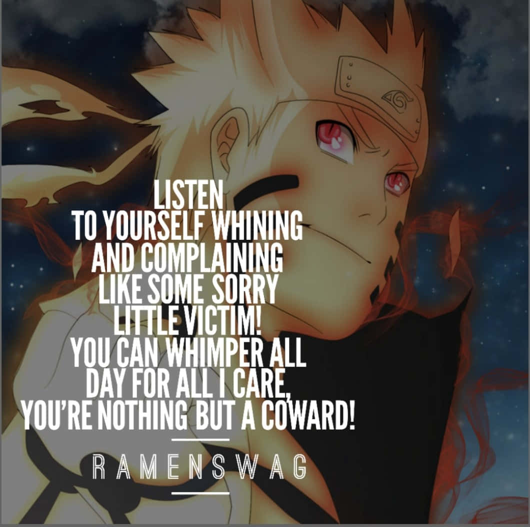Anime Character Confronting Whining Attitude Background