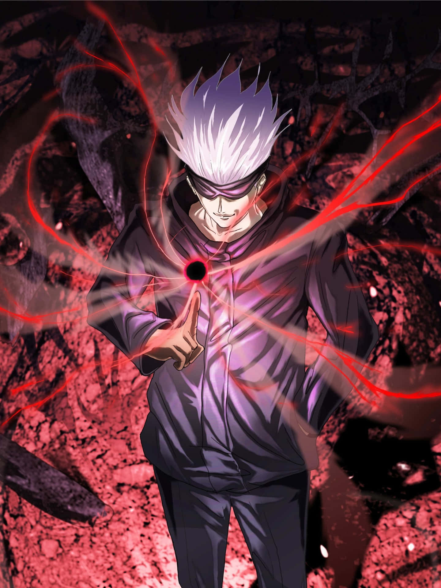 Anime Character Power Unleashed Background
