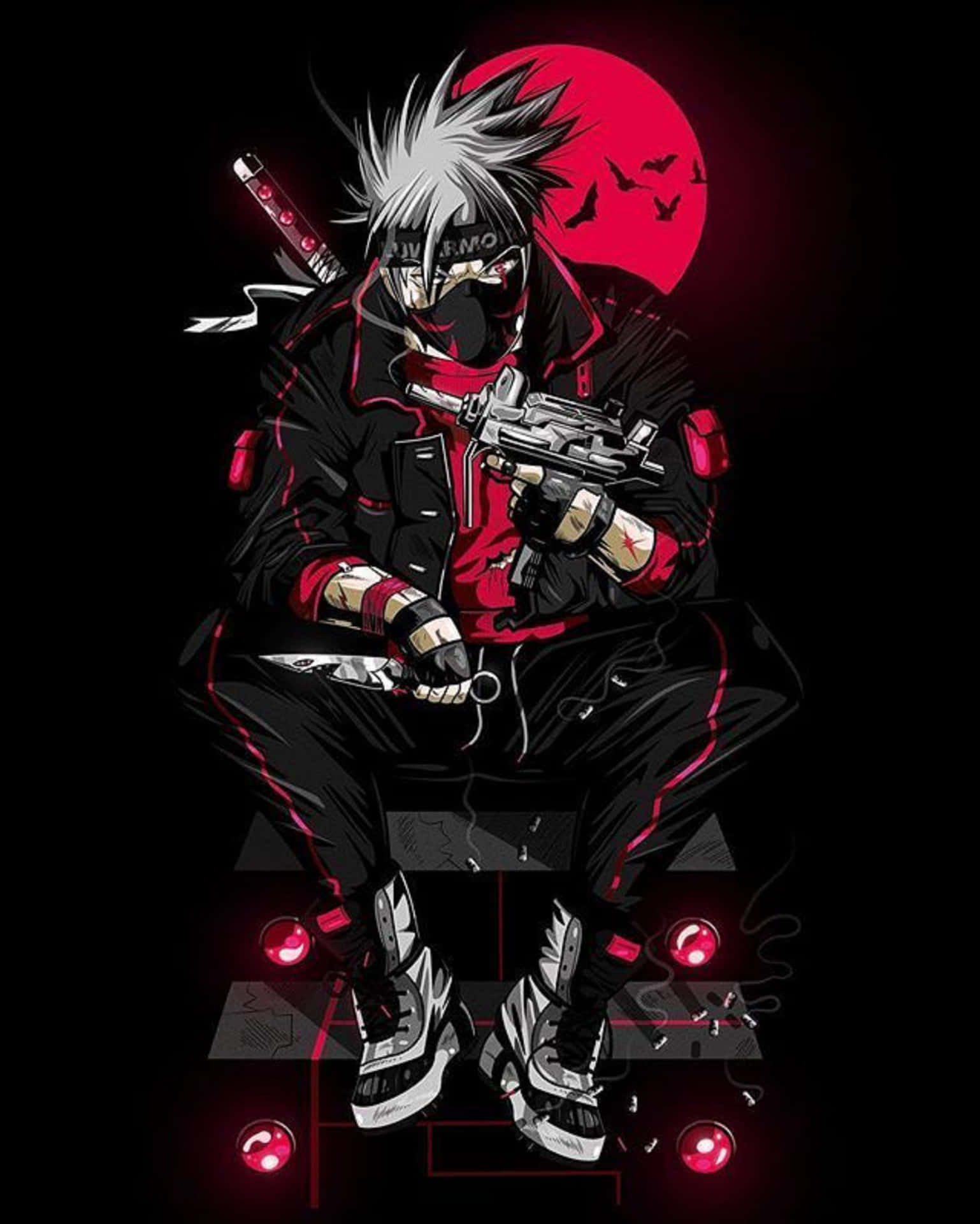 Anime Characters Rockin' Supreme Background