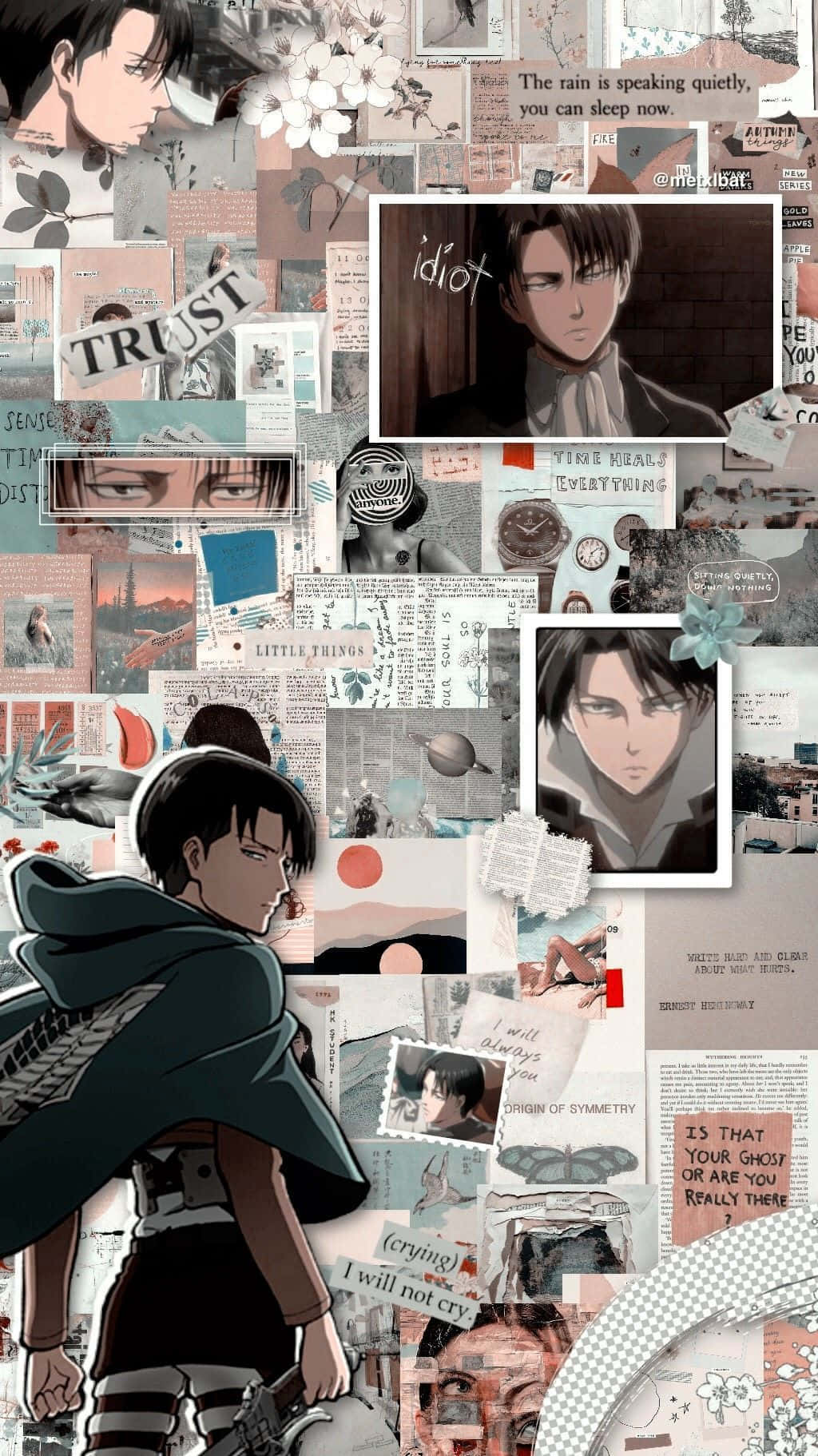 Anime Collage: A Captivating Collection Of Iconic Characters Background