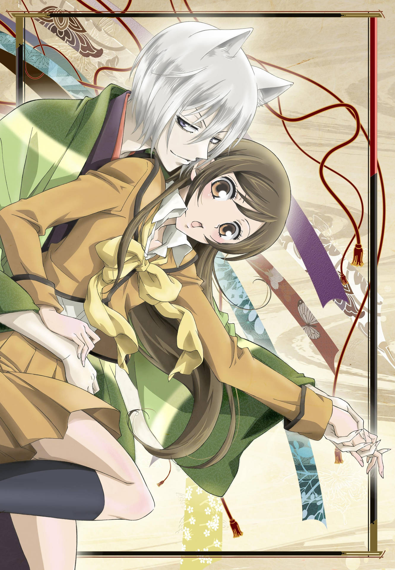 Anime Couple Kamisama Kiss Background