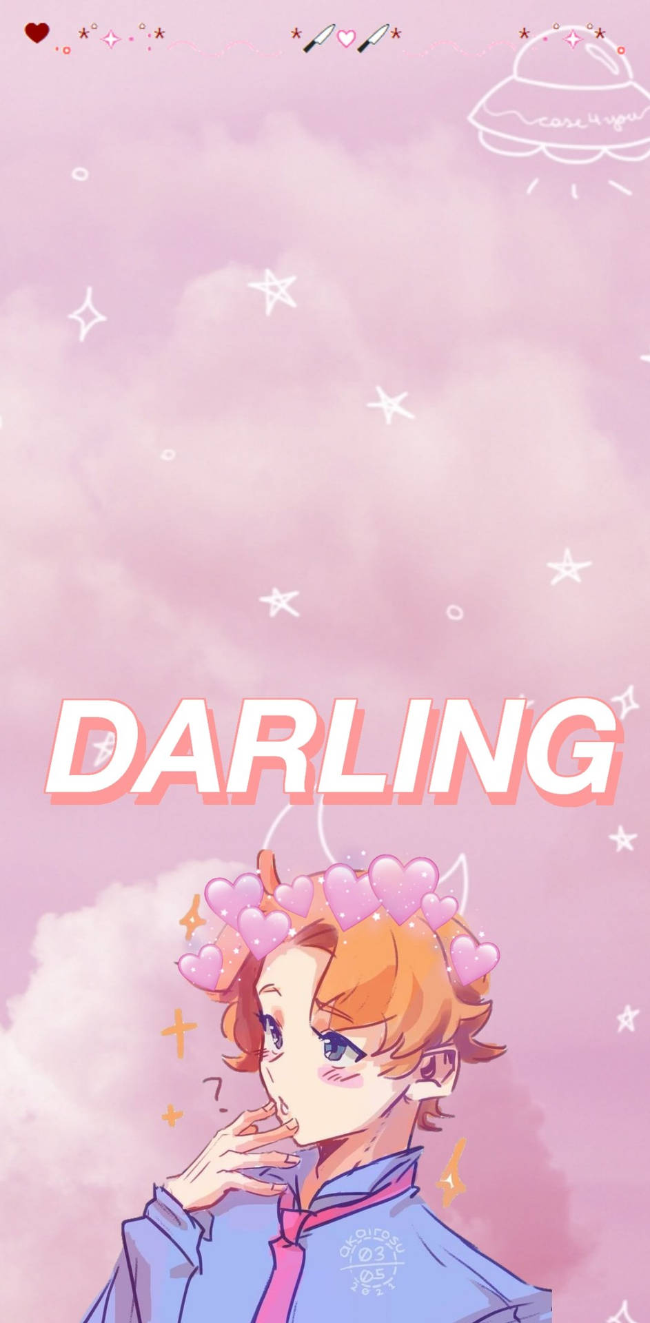 Anime Darling Pink Picsart Background