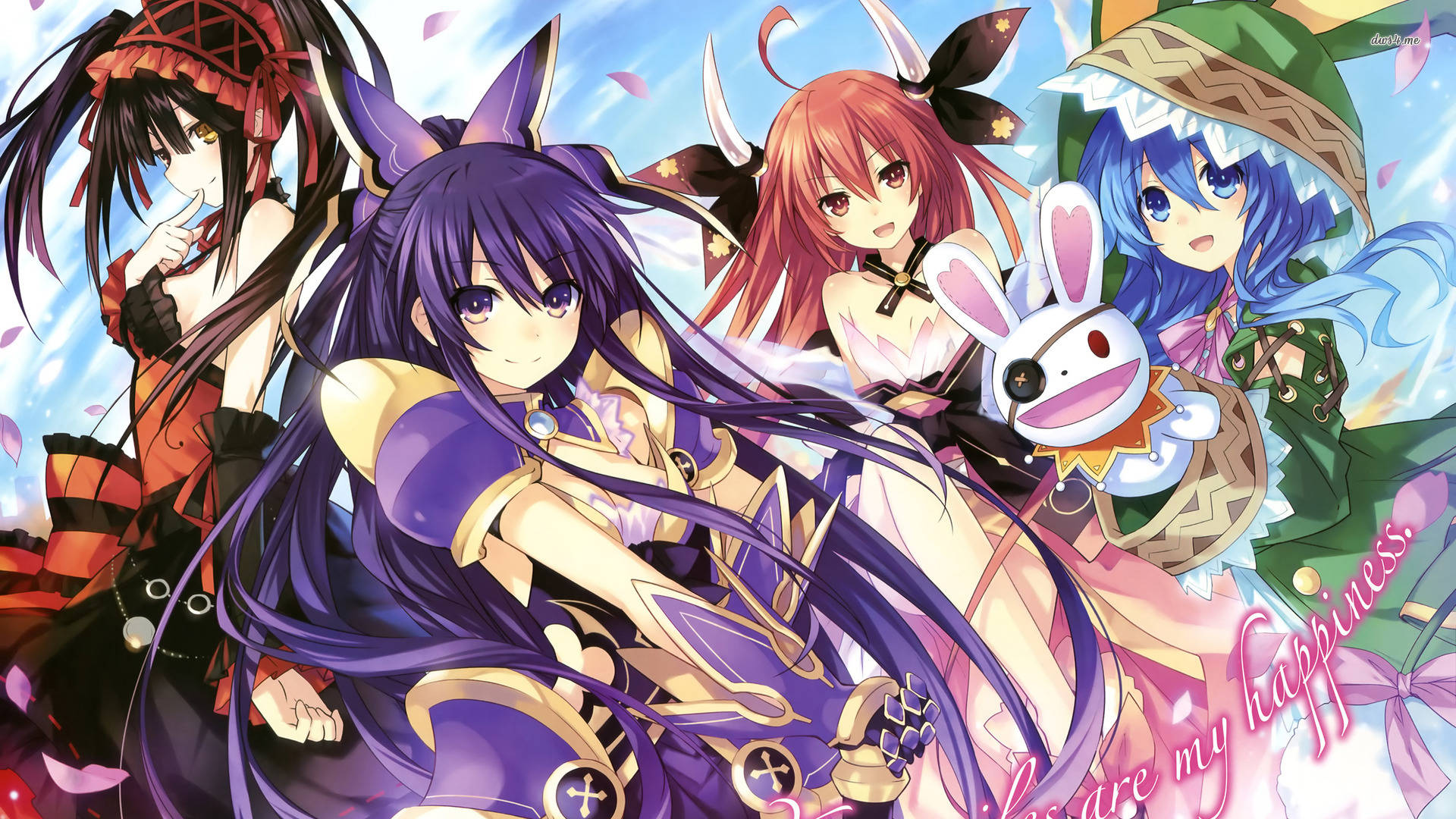 Anime Date A Live Girls Background