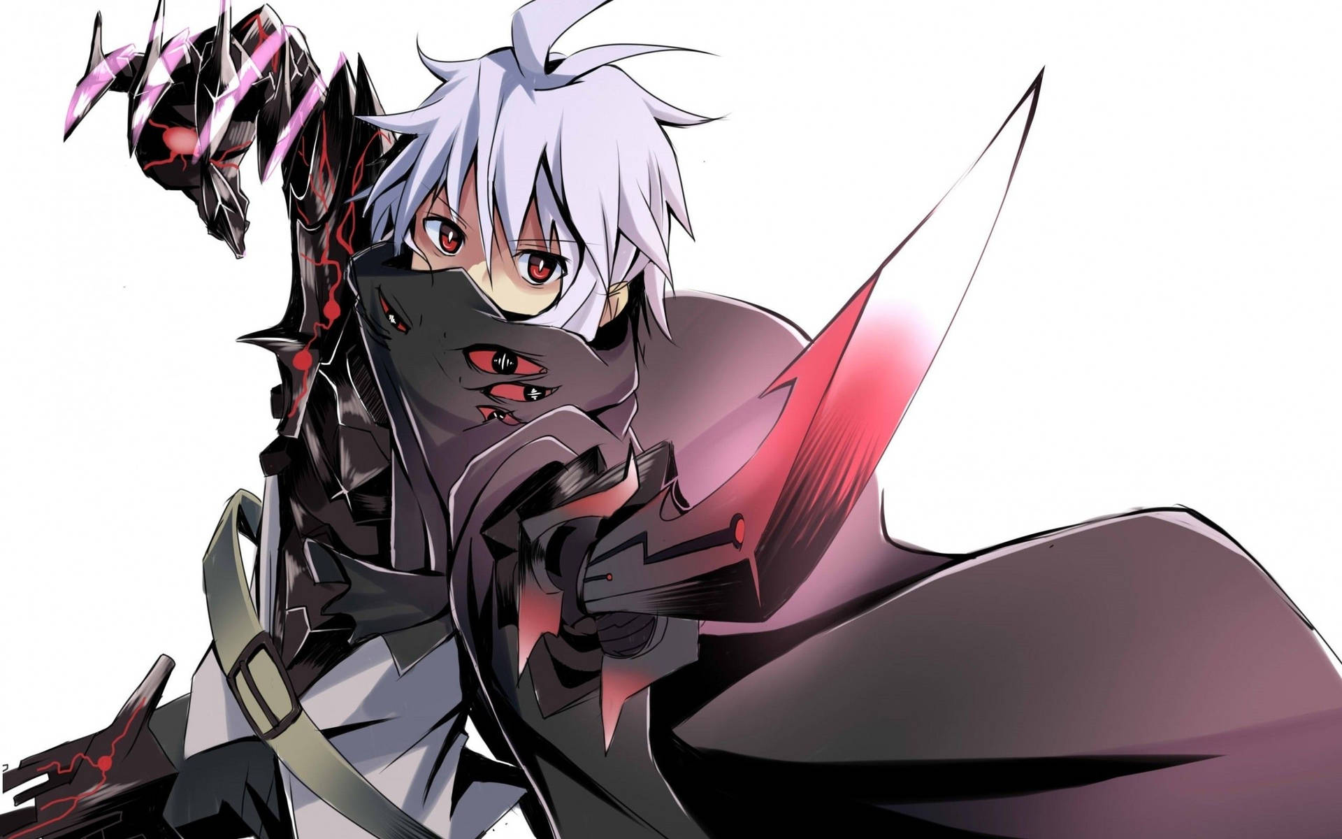 Anime Demon Red Sword