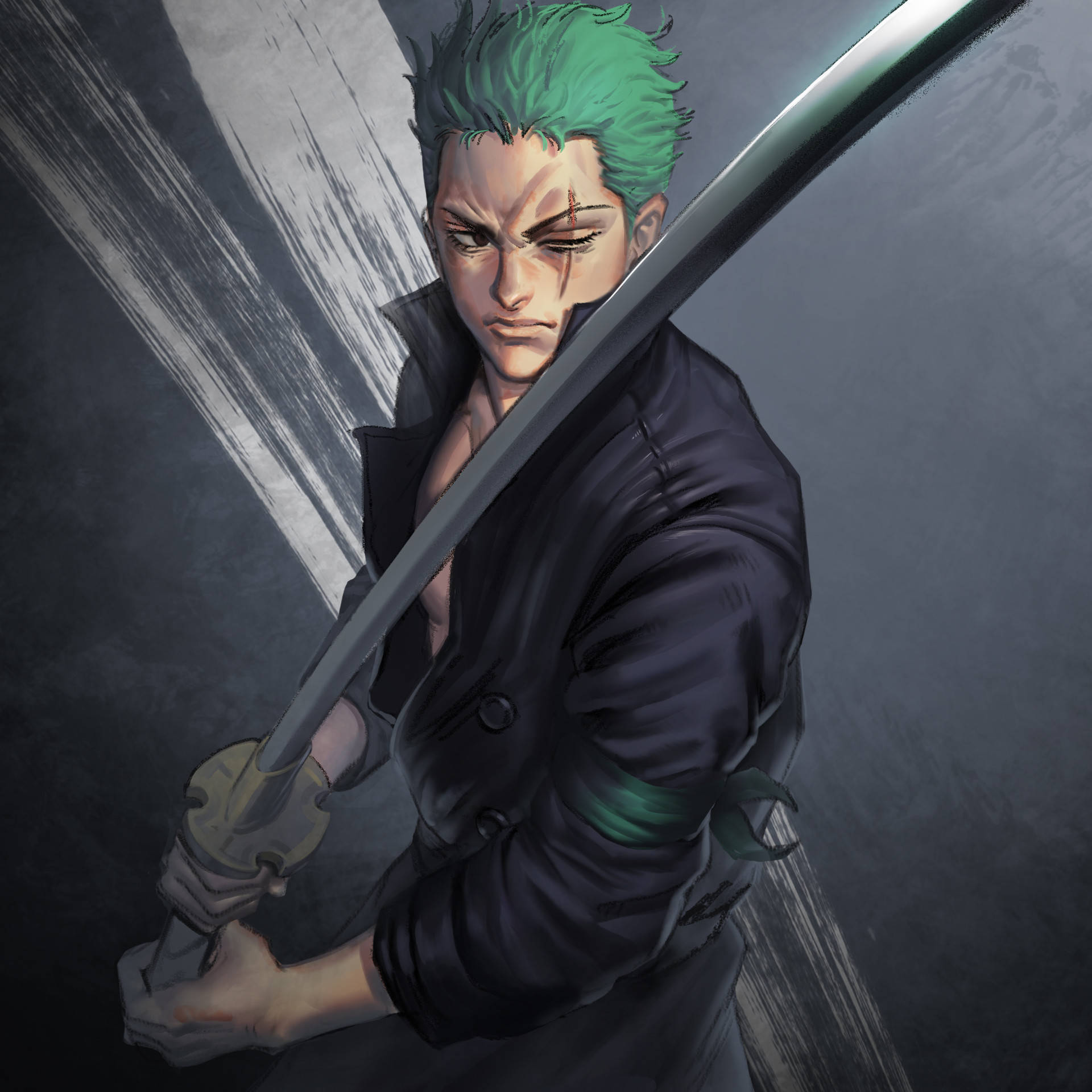 Anime Digital Painting Roronoa Zoro Pfp