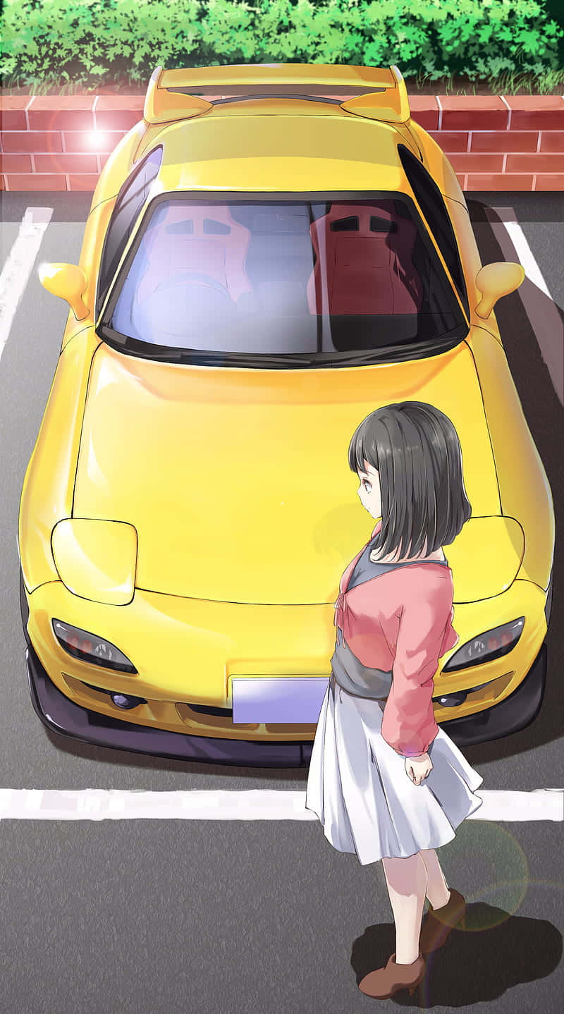 Anime Drift Character Ready For Action