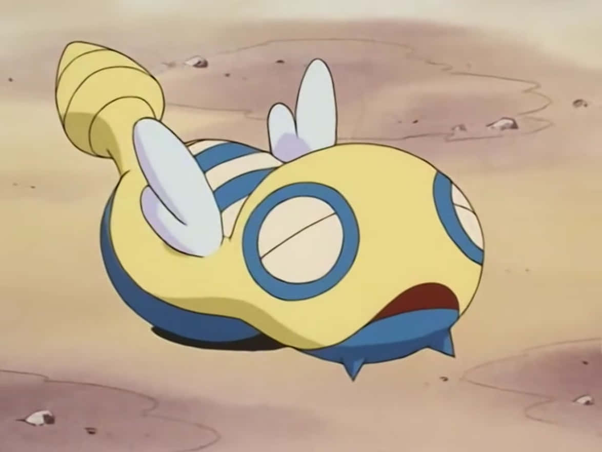 Anime Dunsparce In Sand Background