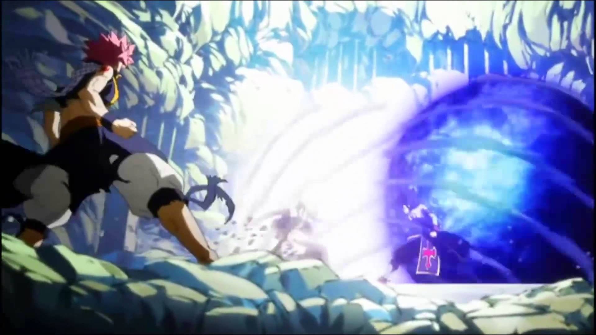 Anime Fight Raging Natsu Background