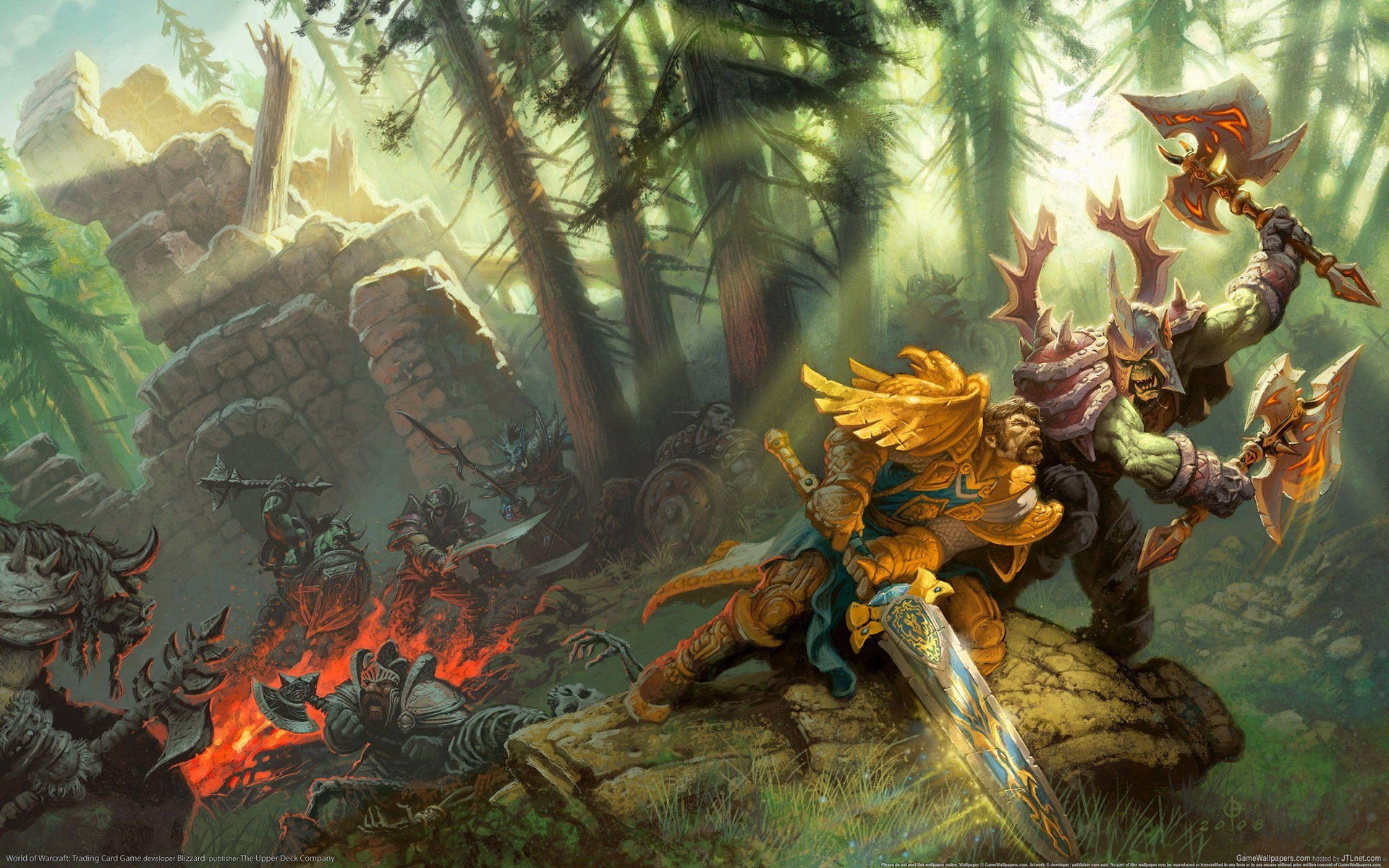 Anime Fight World Of Warcraft Background