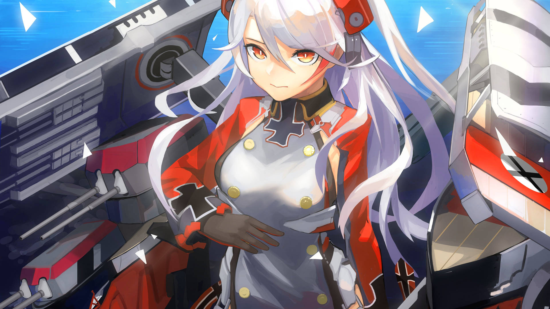 Anime Gaming Azur Lane Shield Background