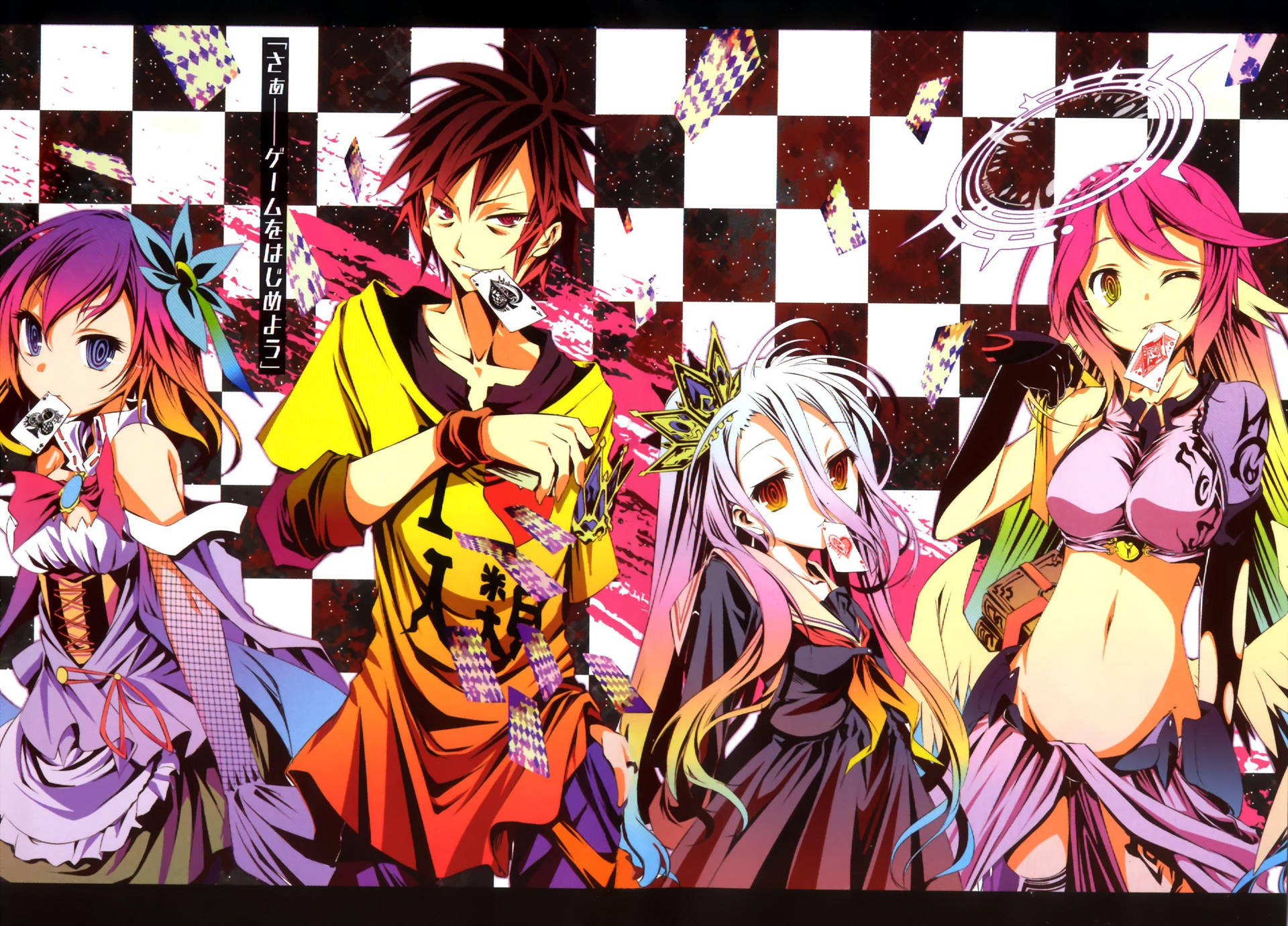 Anime Gaming No Game No Life Characters Background