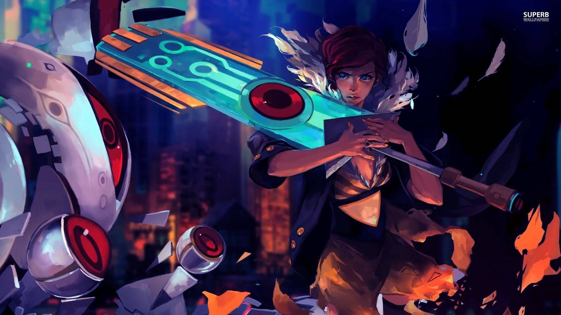 Anime Gaming Transistor Video Game Background