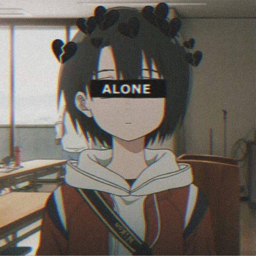 Anime Girl Alone Eyes Instagram Pfp