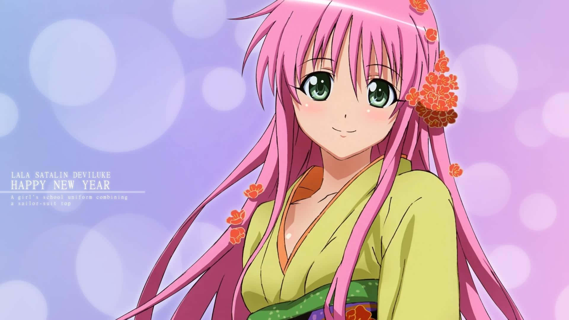 Anime Girl Cute Background Background