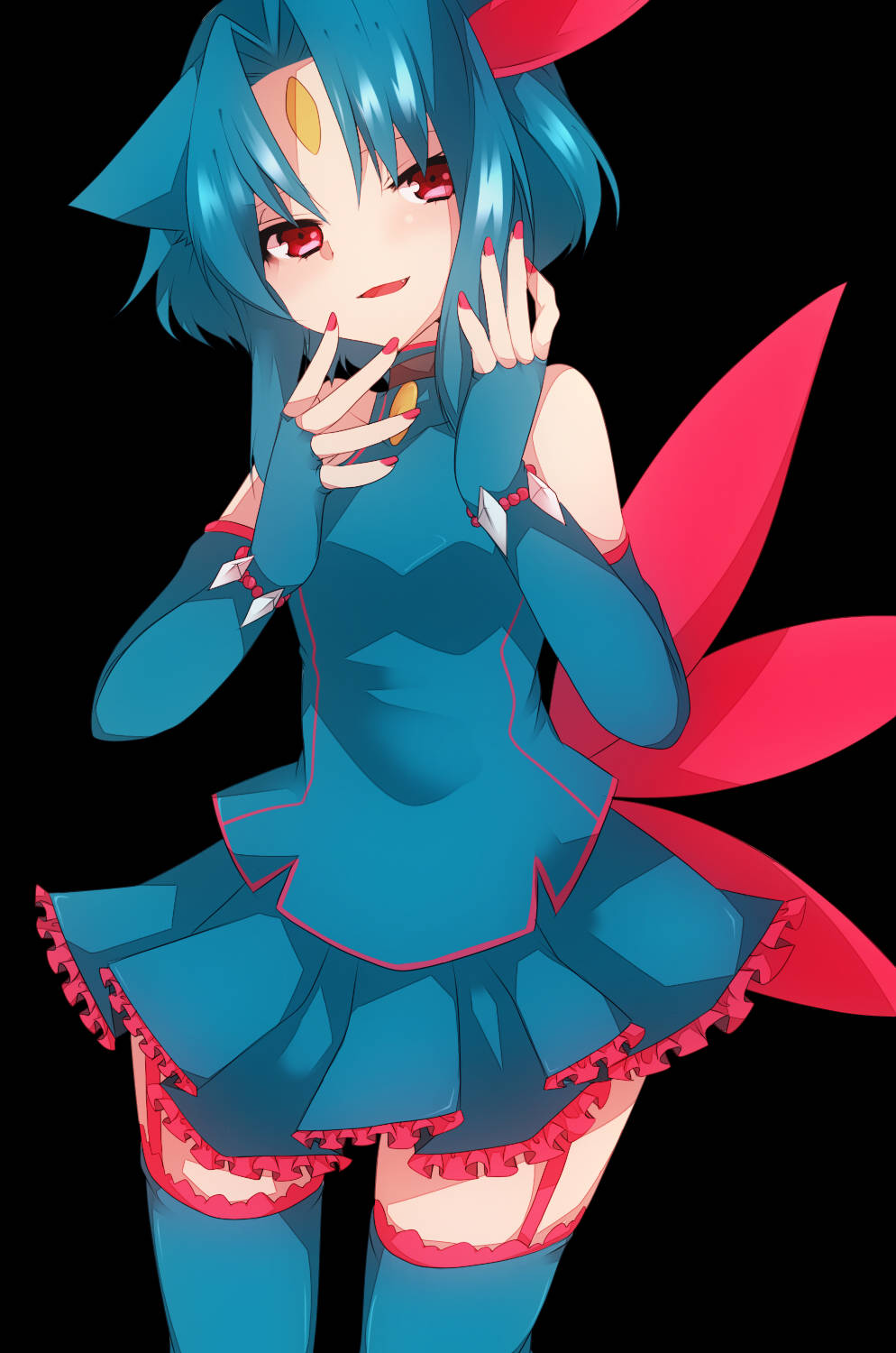 Anime Girl Dressed Like Sneasel Background