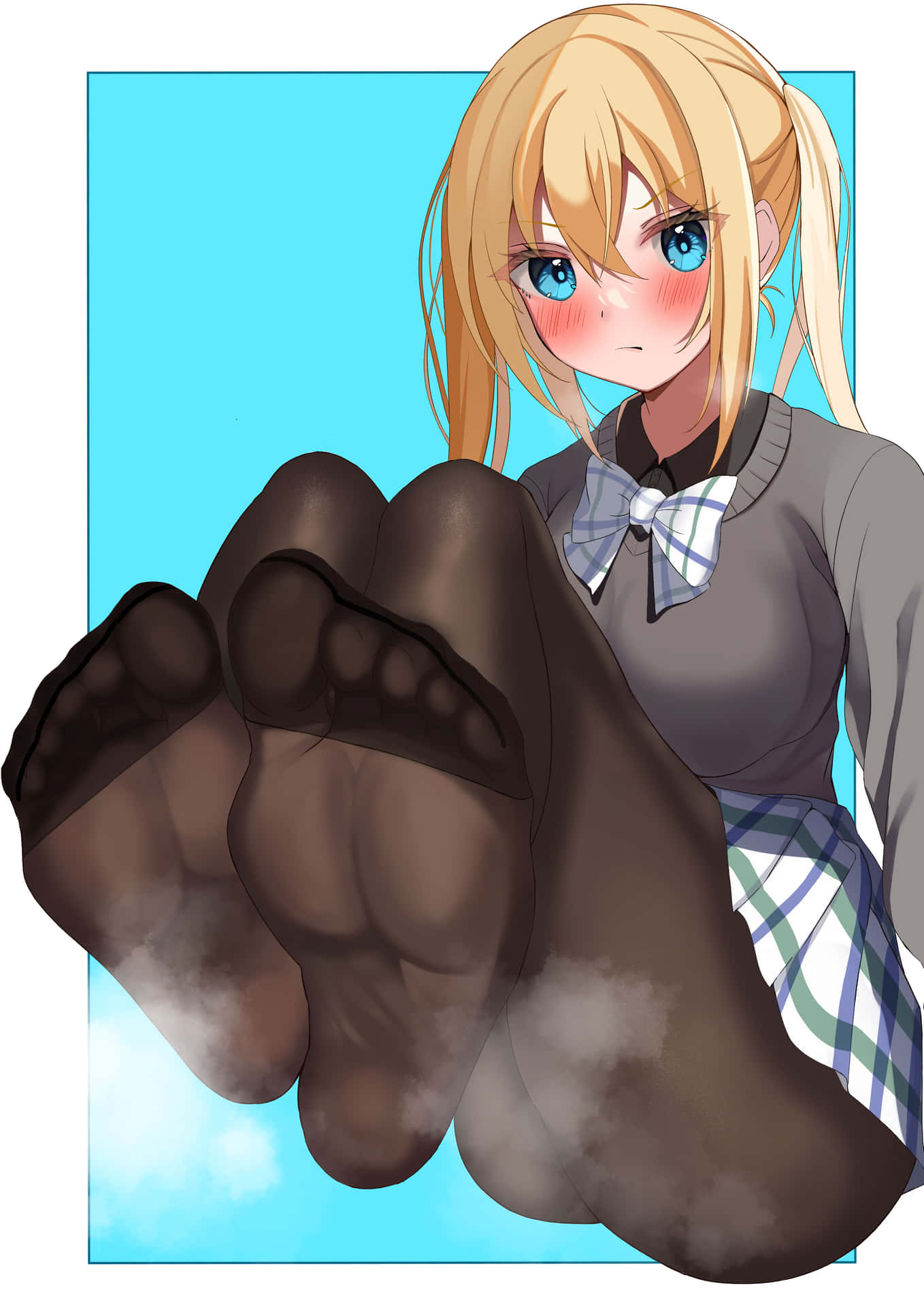 Anime Girl In Sole Tights