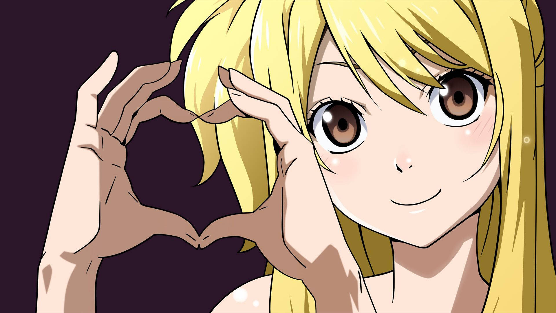 Anime Girl Lucy Heartfilia Background