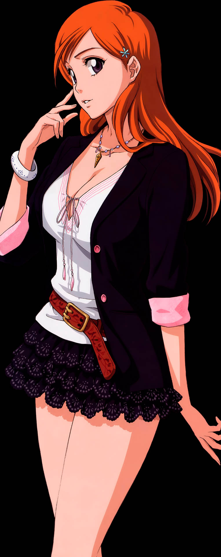 Anime Girl Orihime Inoue Background