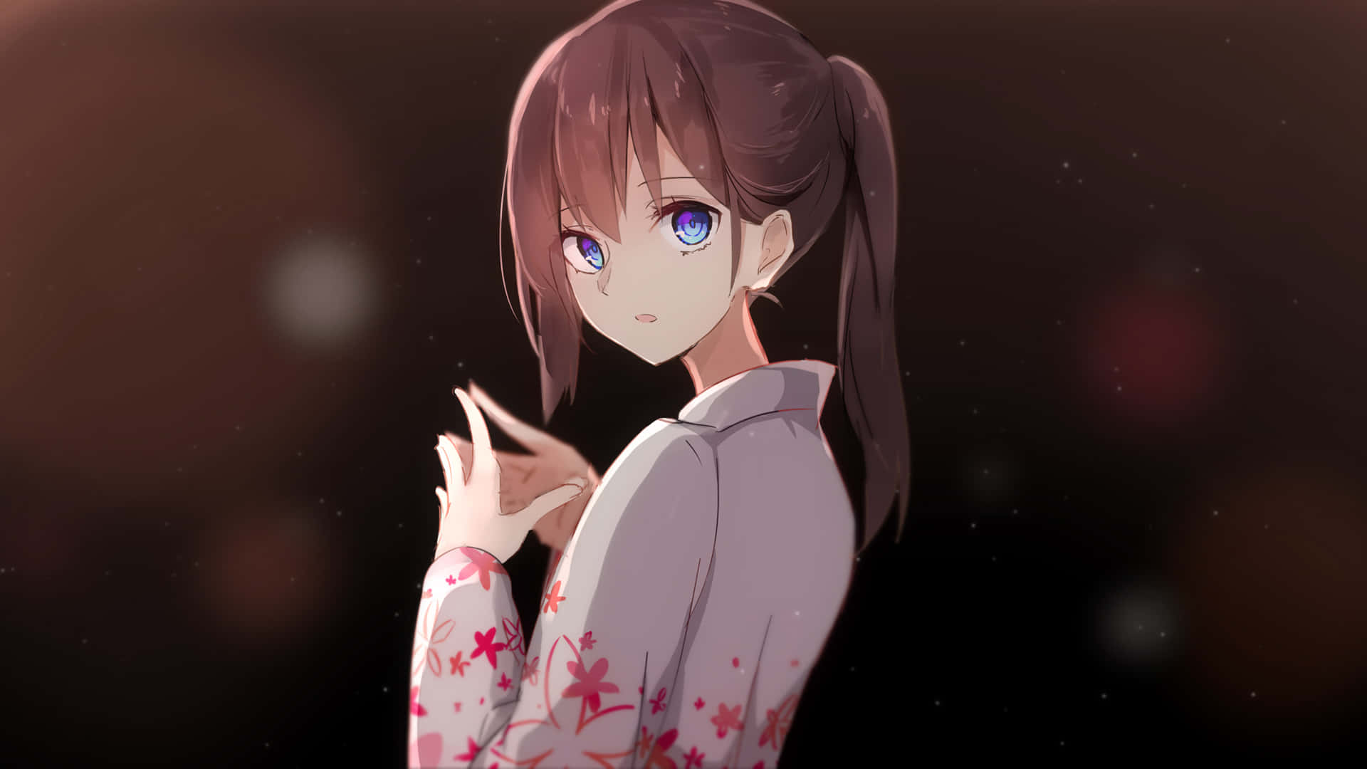 Anime Girl Profile In Yukata