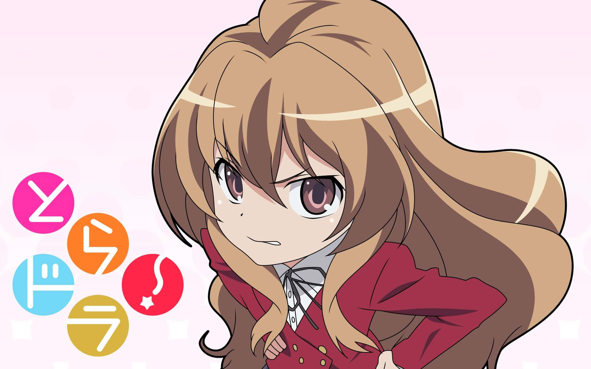 Anime Girl Taiga Aisaka Angry Background