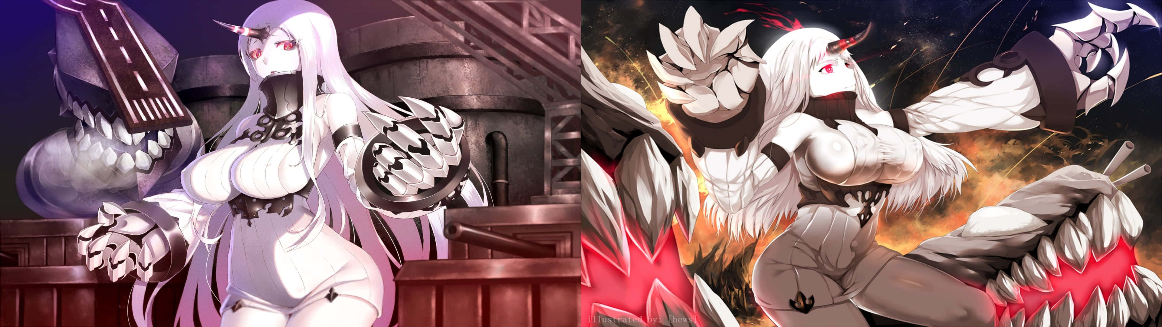 Anime Girl With Corresponding Claws