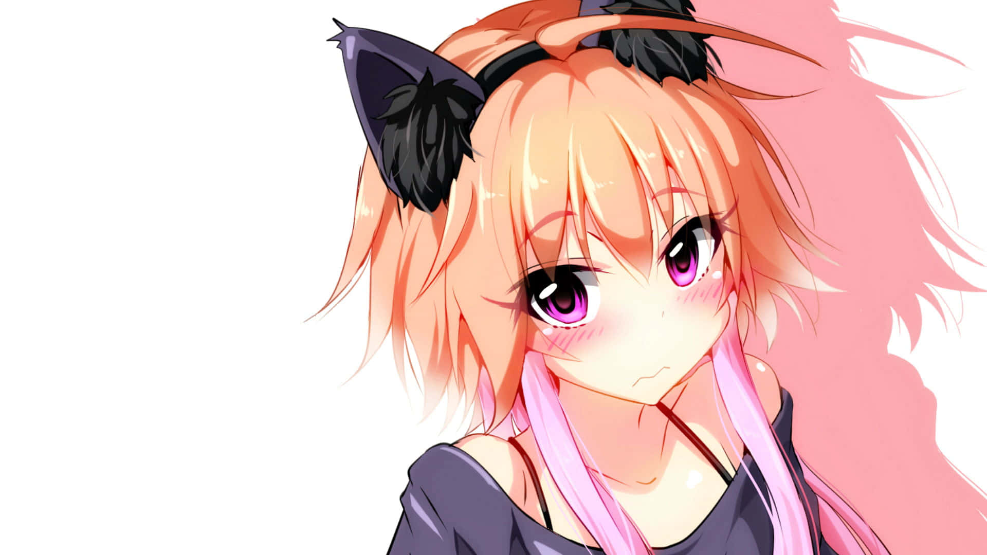 Anime Girlwith Cat Ears