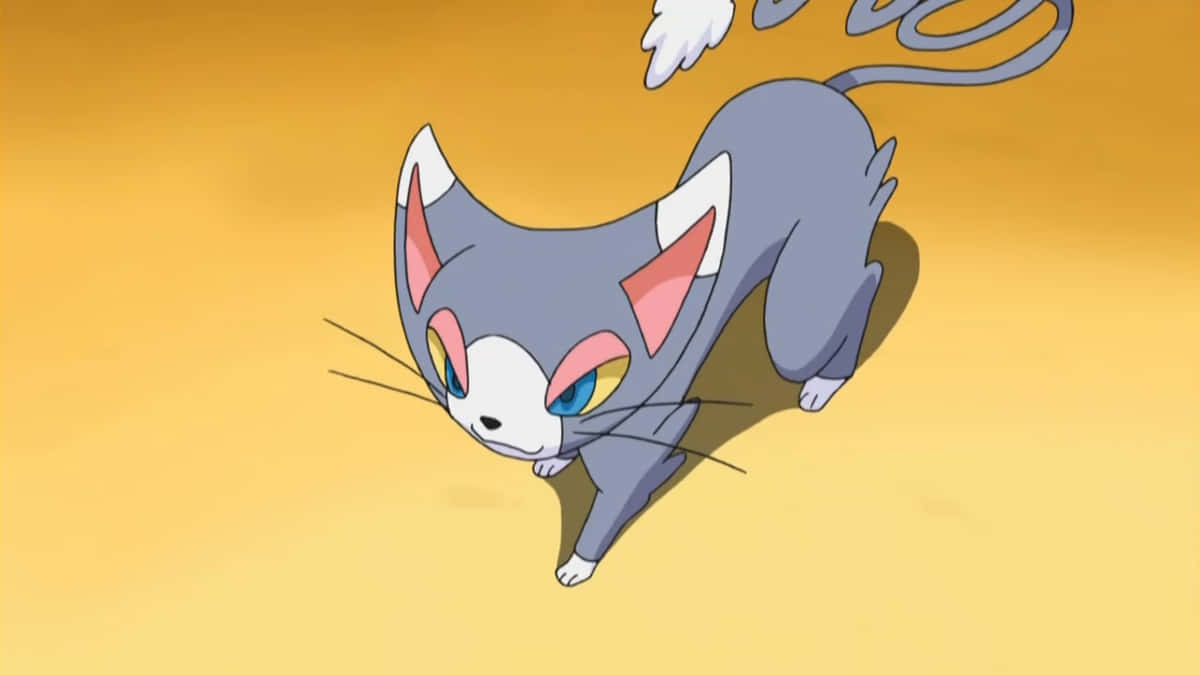 Anime Glameow Walking Background