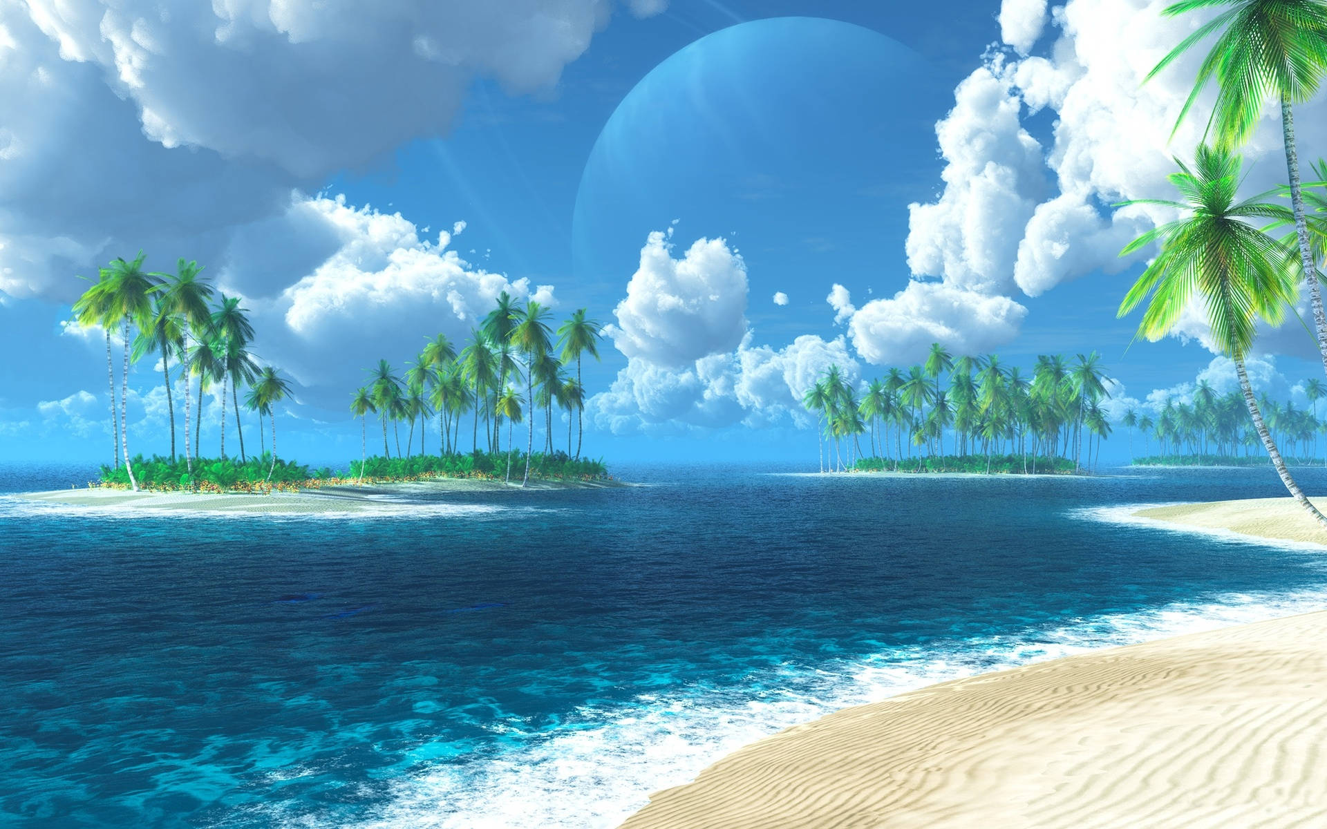 Anime Island Background