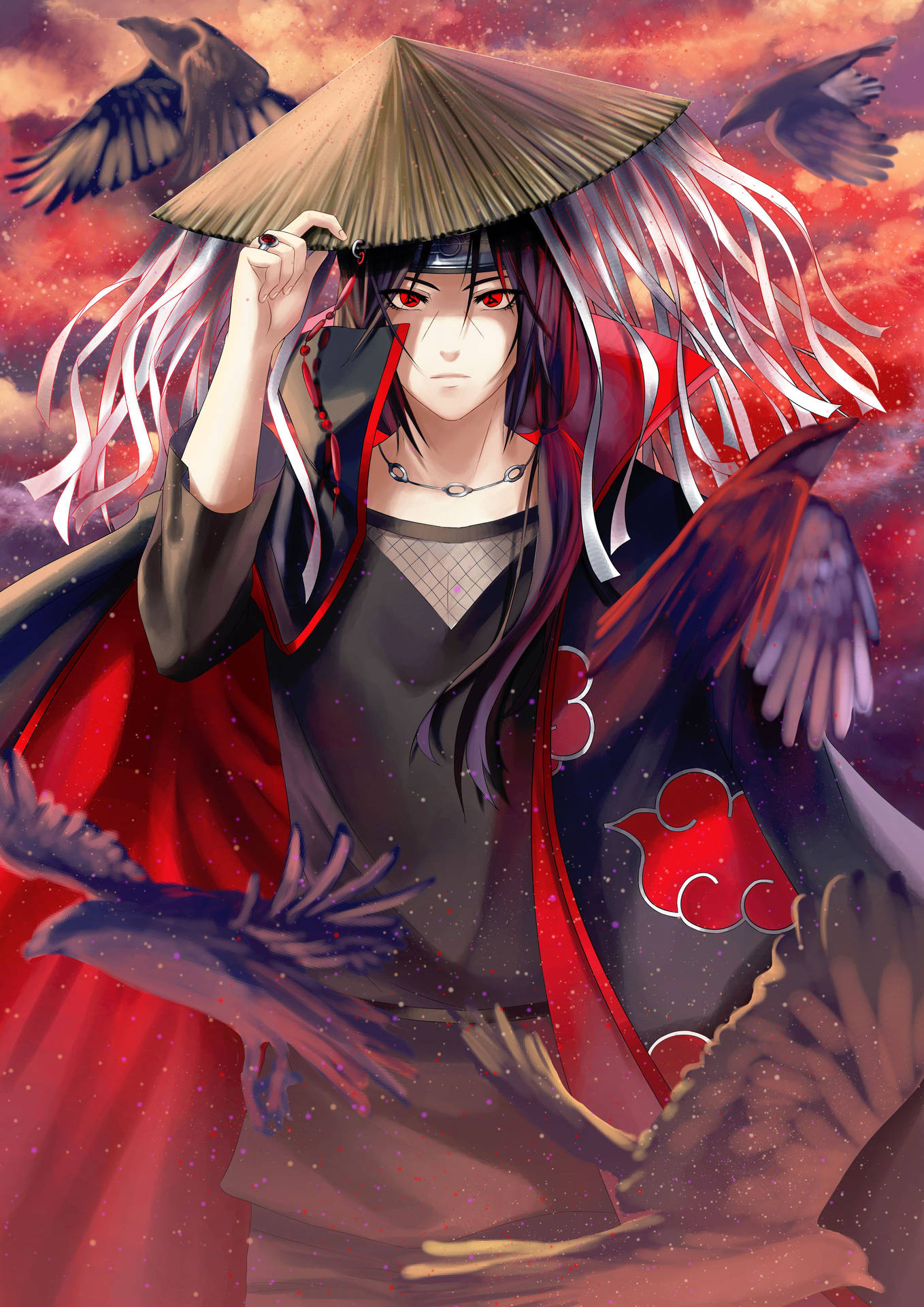 Anime Itachi Phone Death Note Look Background