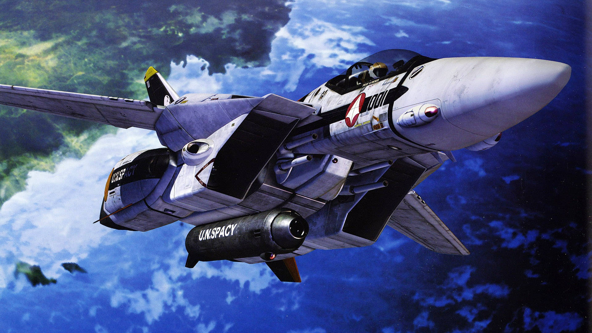 Anime Jet Fighter Background