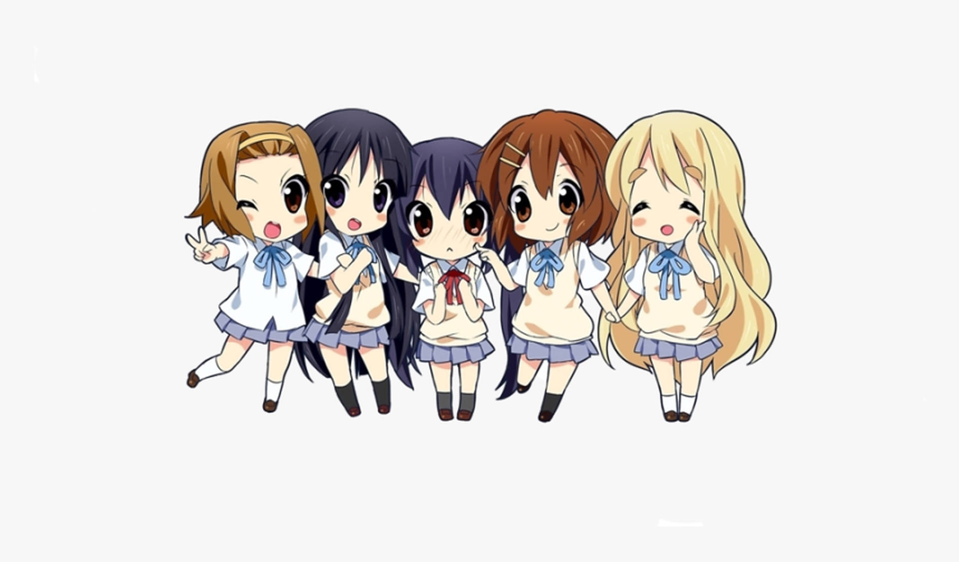 Anime Kids School Girls Background