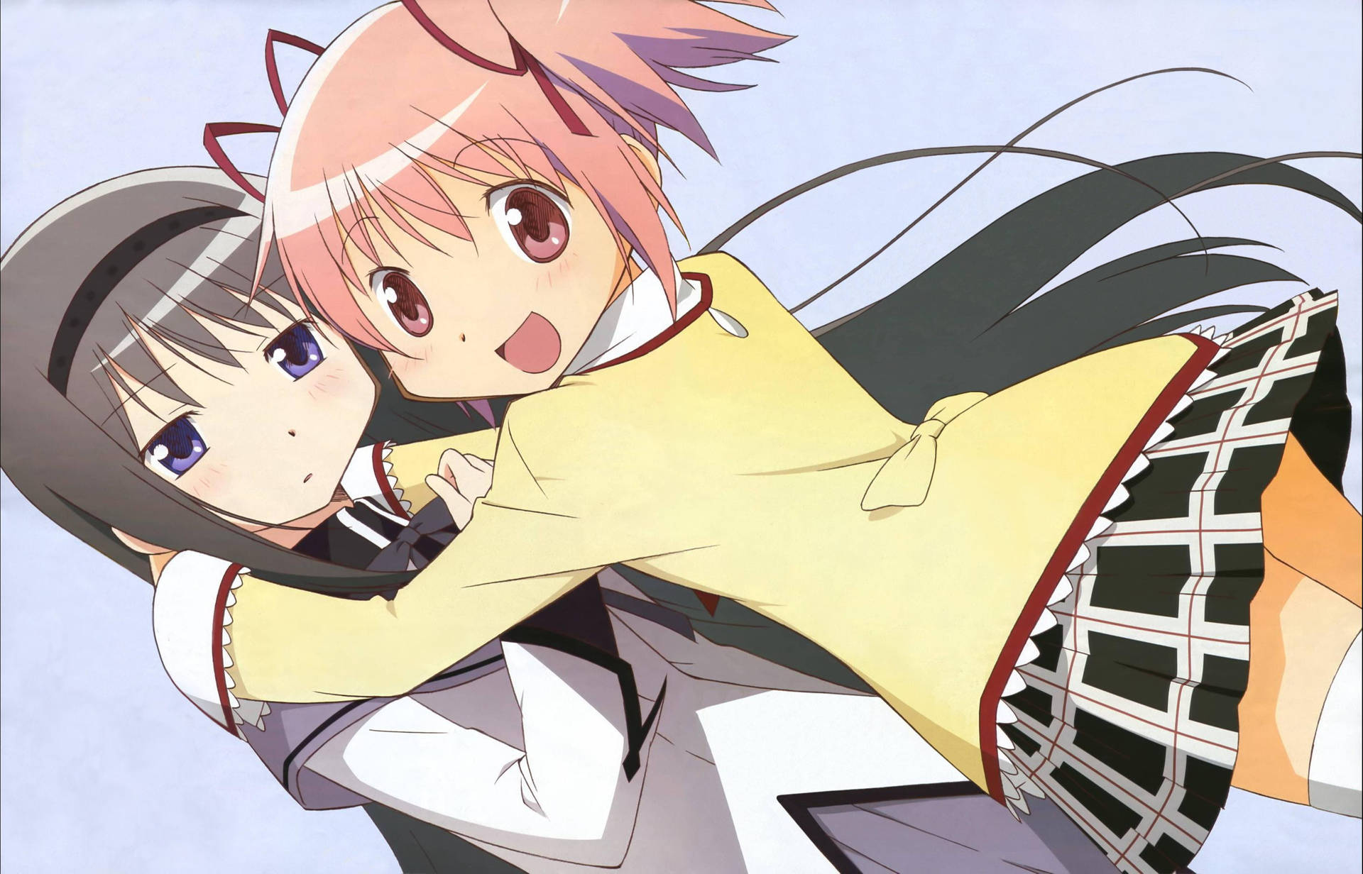 Anime Lesbian Akemi And Kaname Background