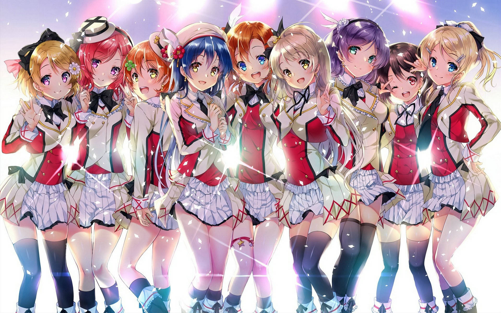 Anime Love Live Idols Background
