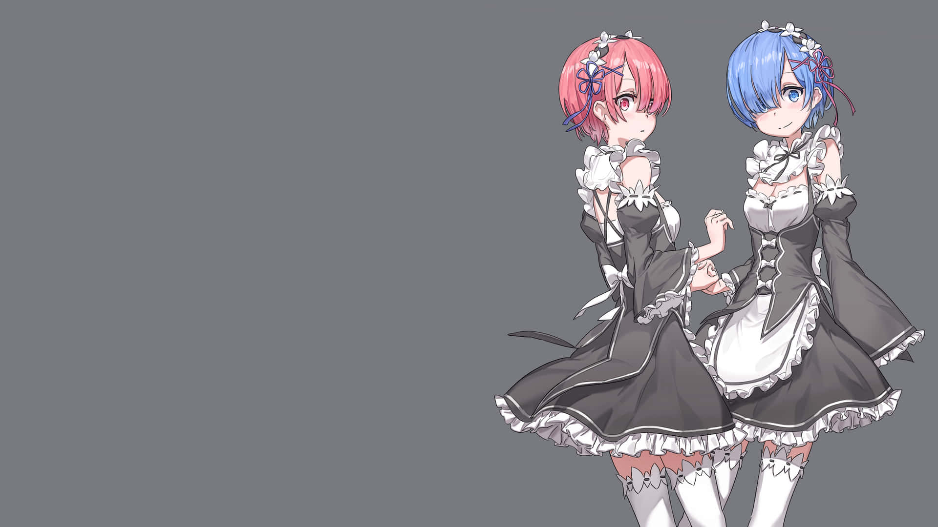 Anime Maids Wearing Thigh High Socks