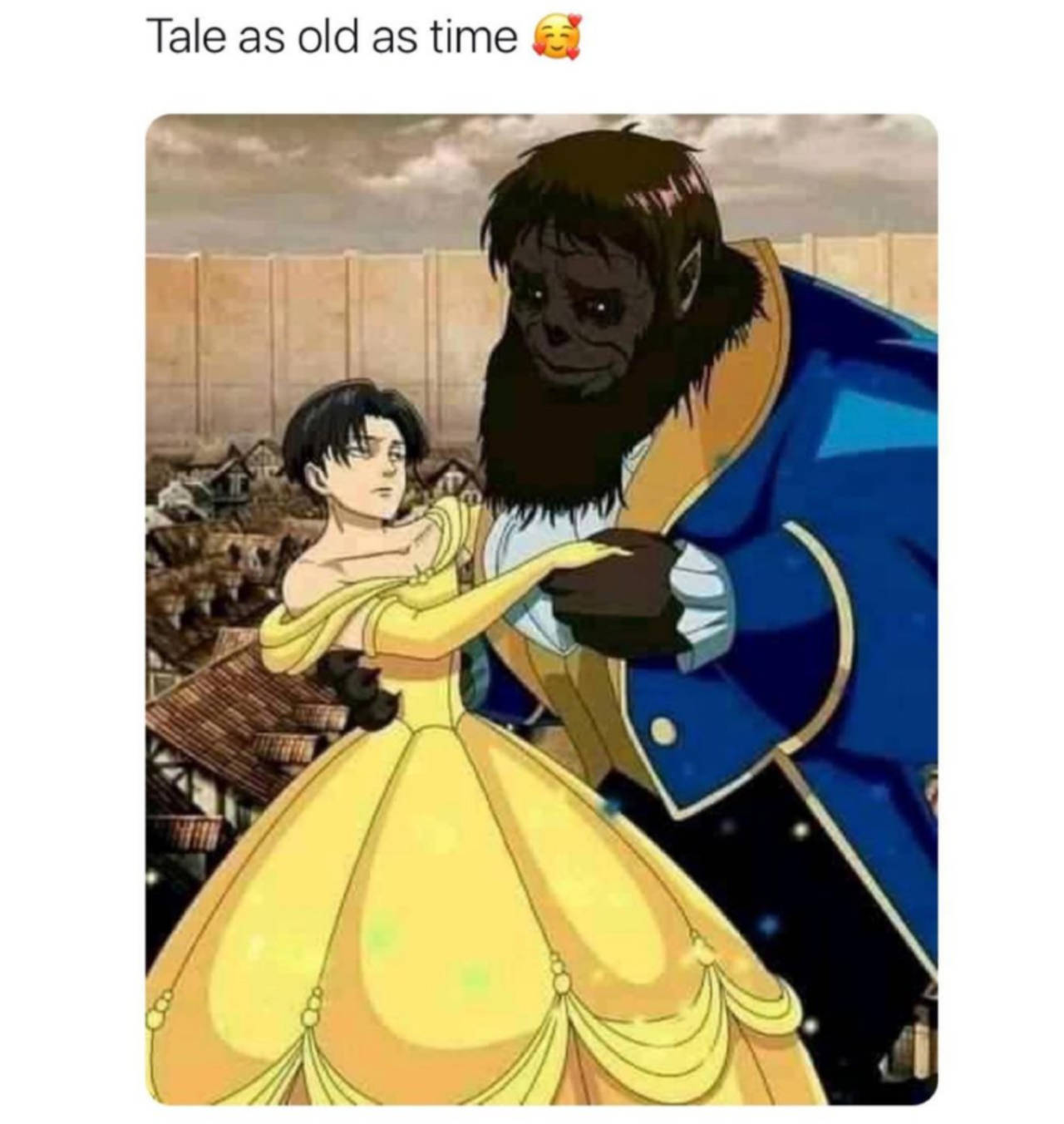Anime Meme Beauty Levi And Beast Zeke
