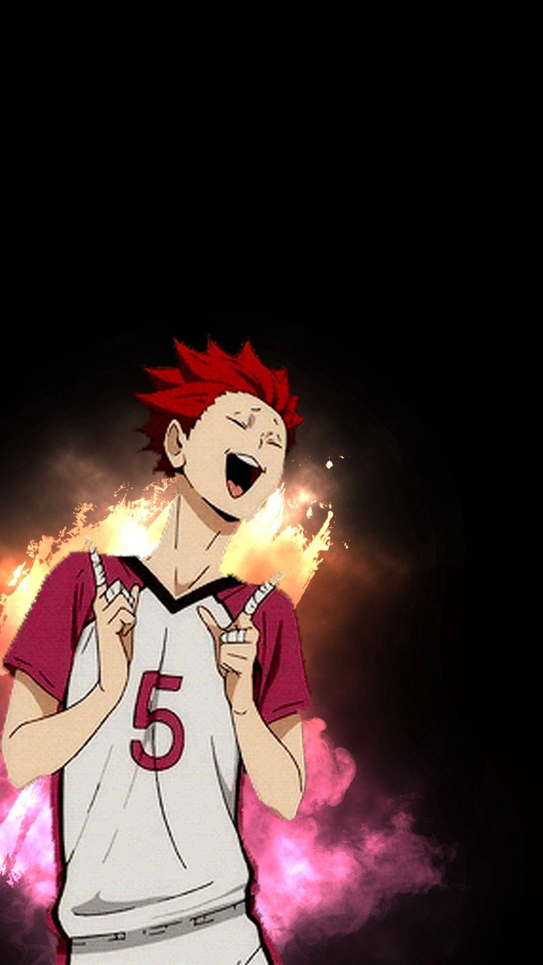 Anime Meme Pfp Haikyuu Happy Tendo Background