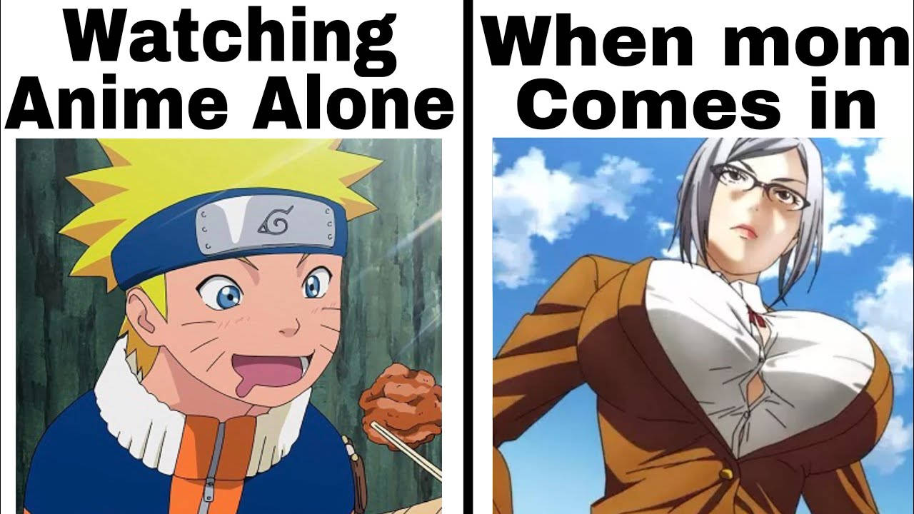Anime Meme Watching Alone