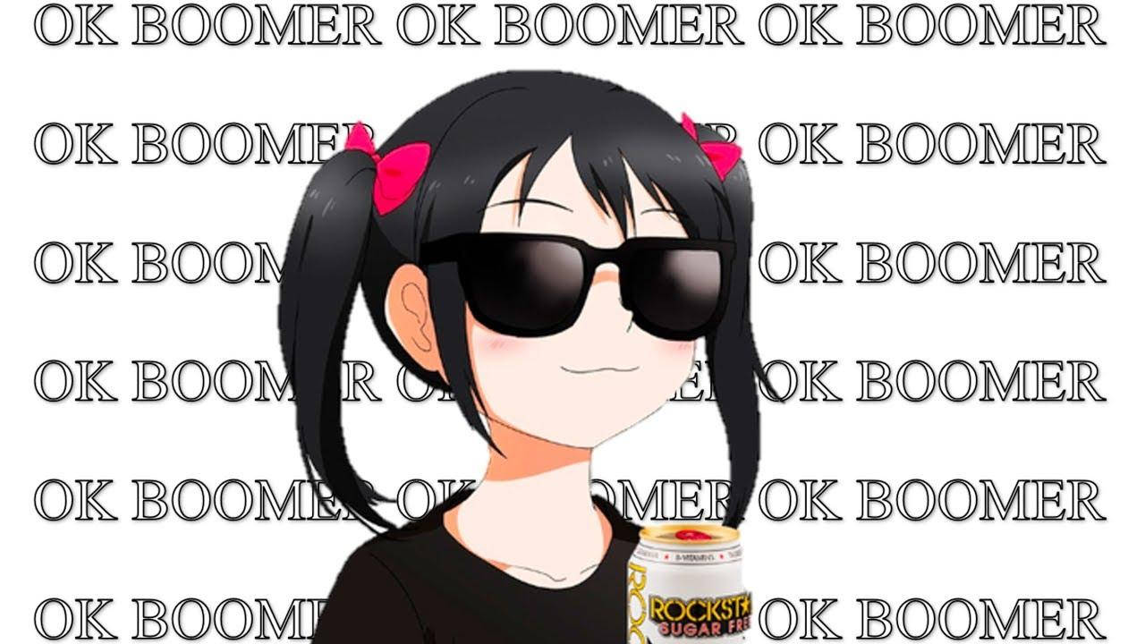 Anime Okay Boomer Background