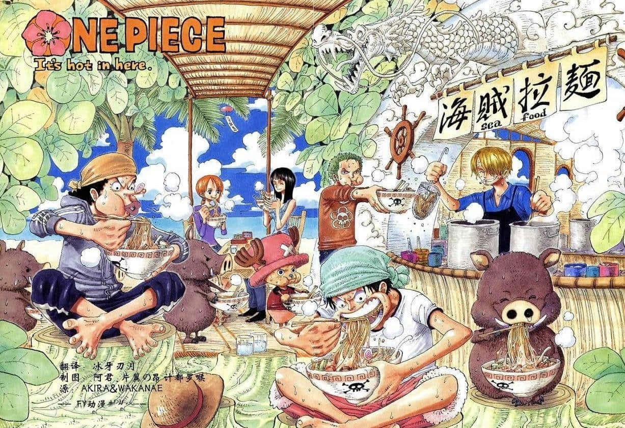 Anime One Piece Thanksgiving Background