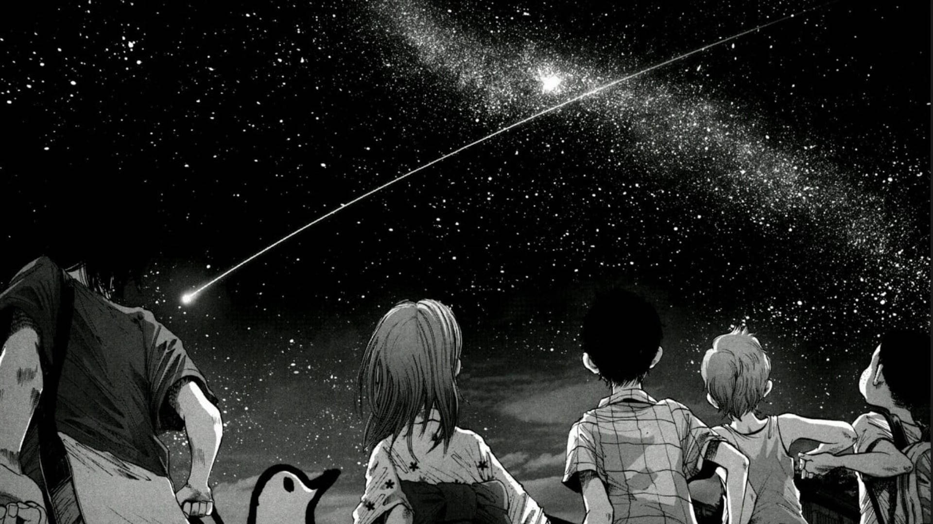 Anime People Illustration Background