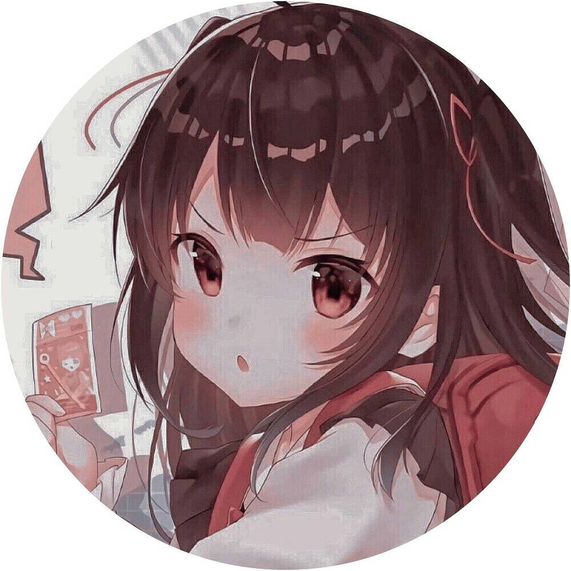 Anime Pfp Cute Girl With Card