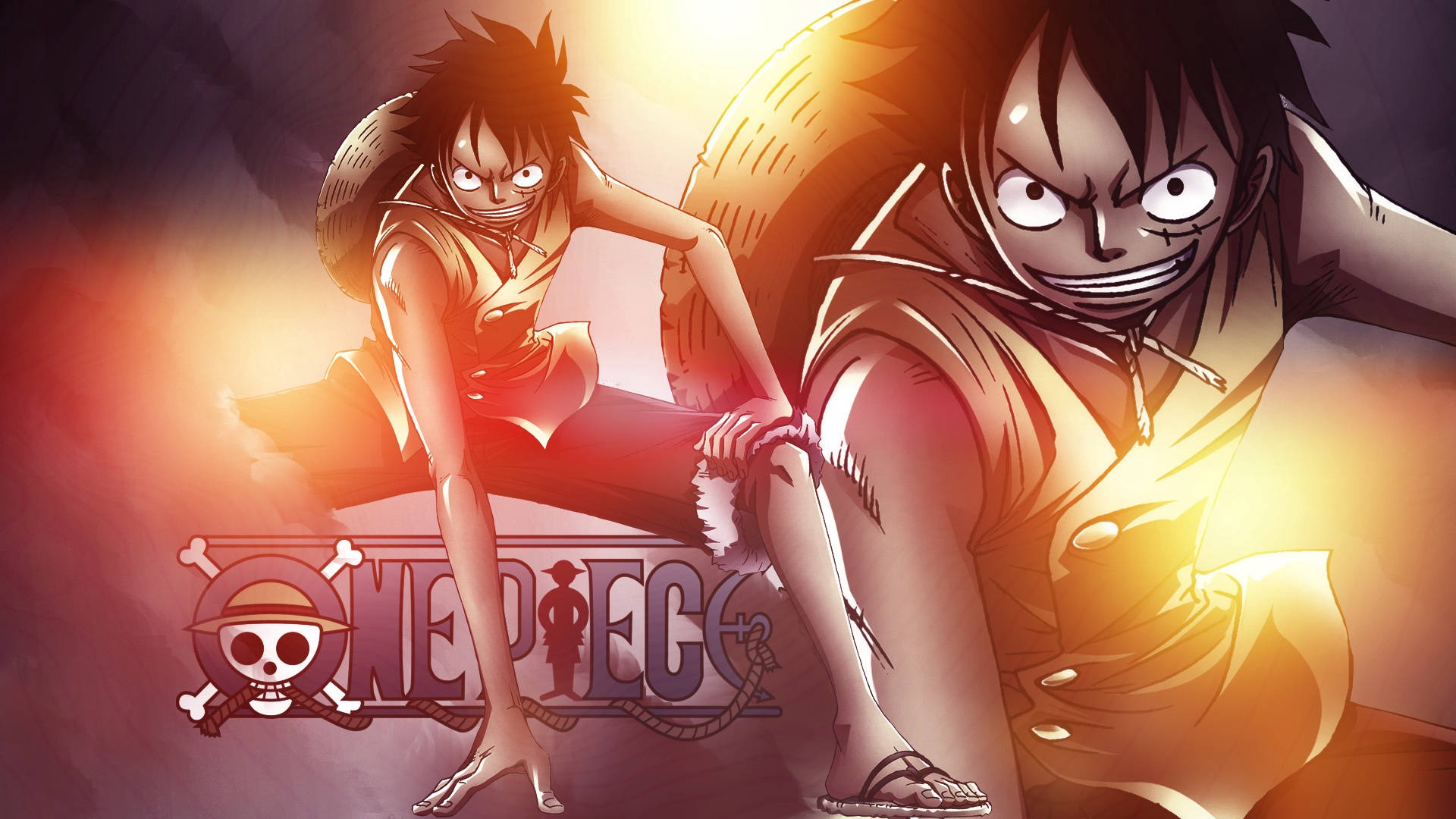 Anime Pirate Luffy With Fire