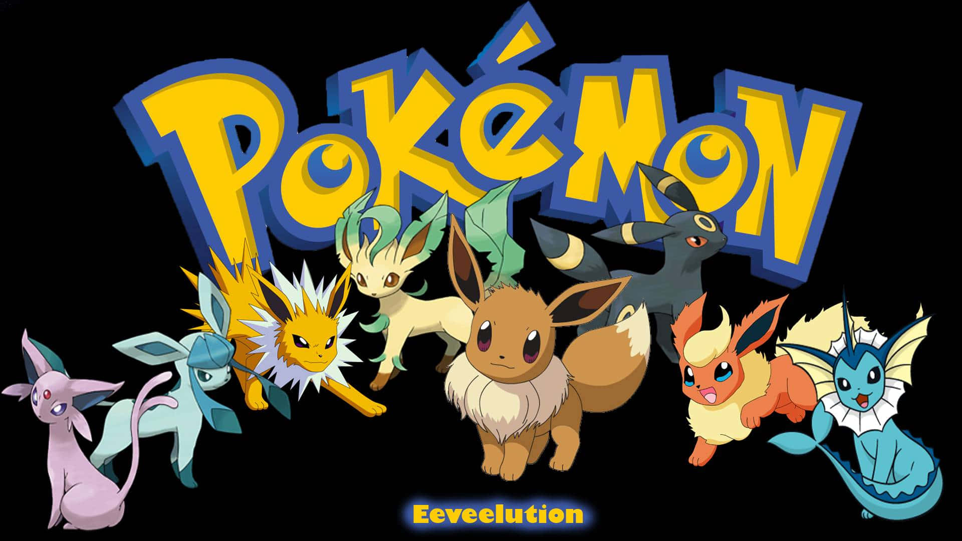 Anime Pokémon Eevee Poster Background