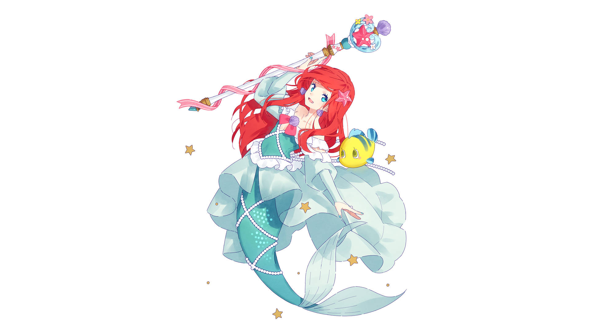 Anime Princess Ariel Background