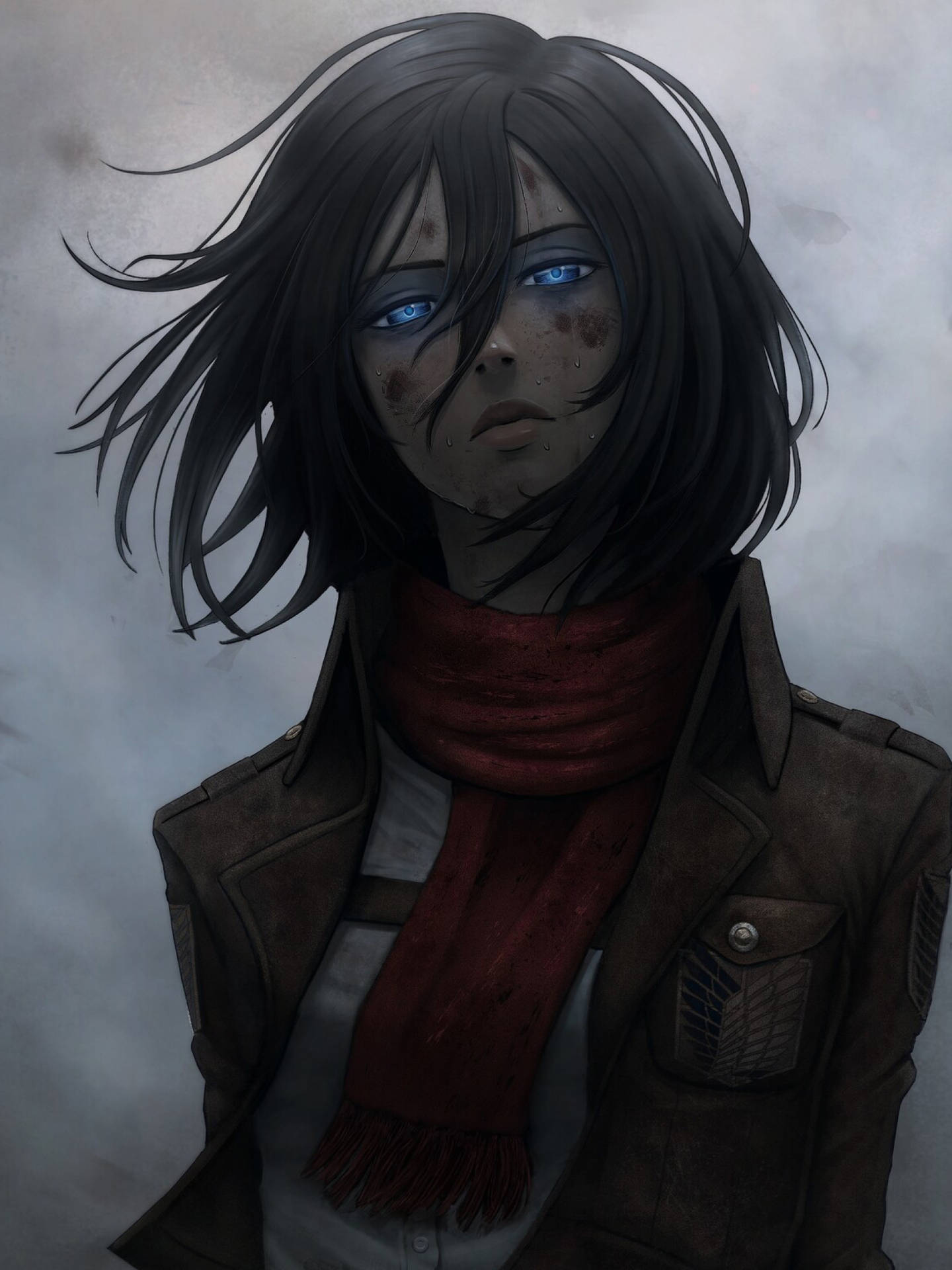 Anime Profile Picture Mikasa Ackerman Background