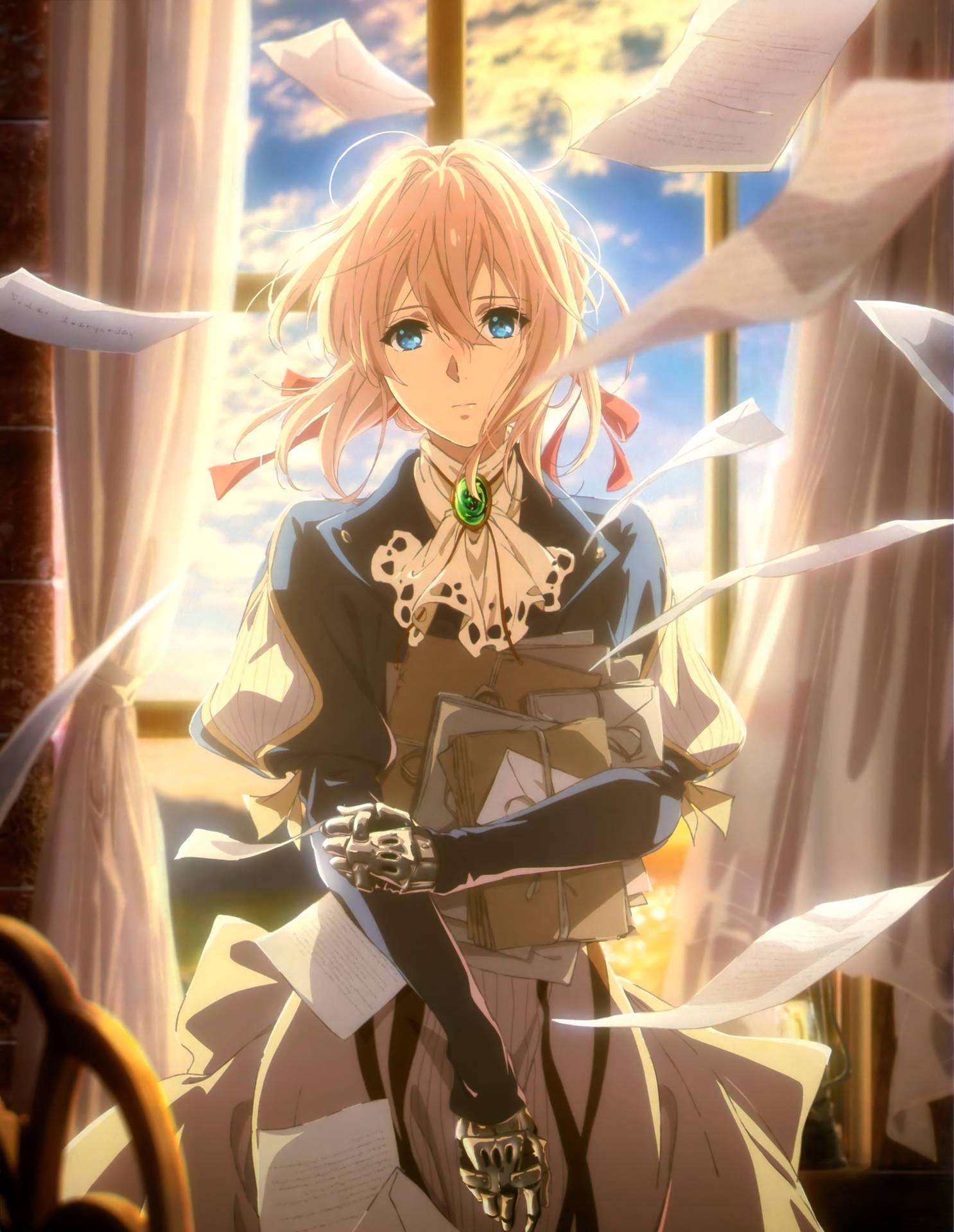 Anime Profile Picture Violet Evergarden Background