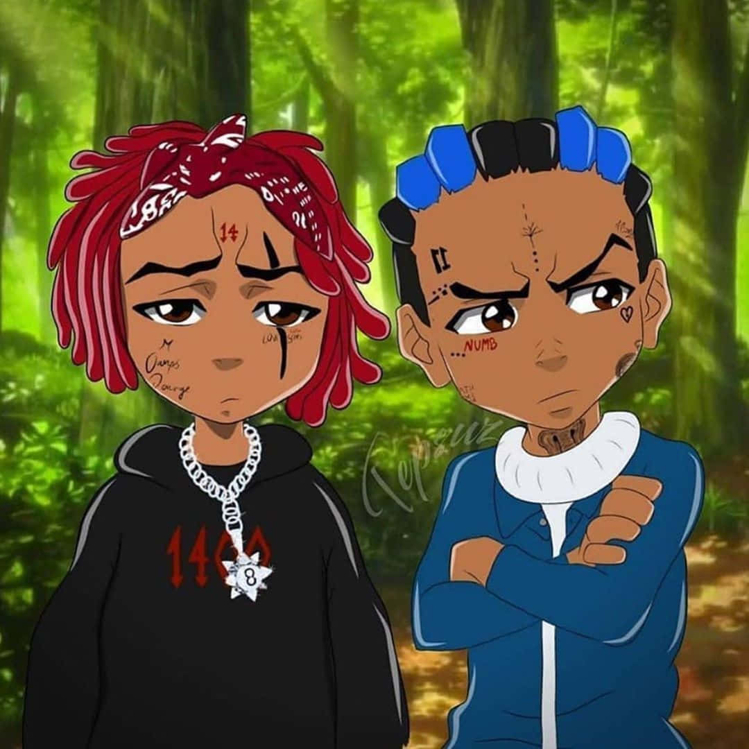 Anime Rapper Trippie Redd And Juice Wrld