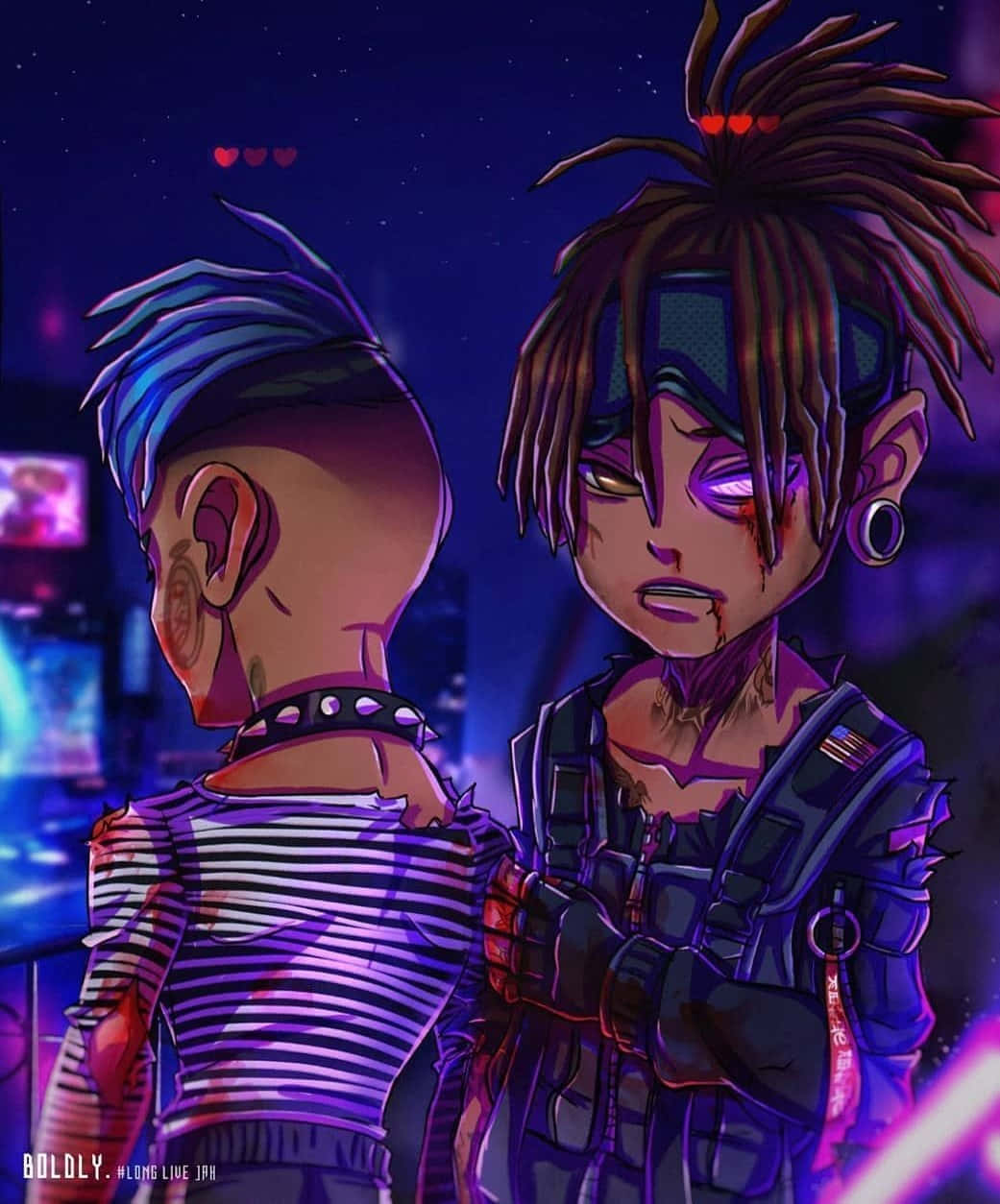 Anime Rapper Xxxtentacion And Scarlxrd